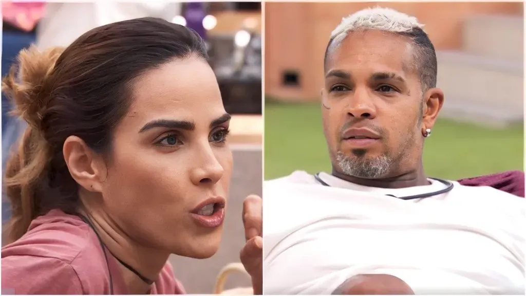 Wanessa Camargo e Rodriguinho no BBB 24. Fotos: Reprodução/Globo