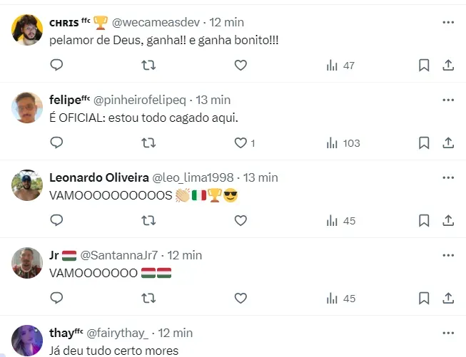 Foto: rede social X / Fluminense