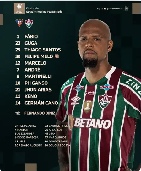 Foto: rede social X / Fluminense