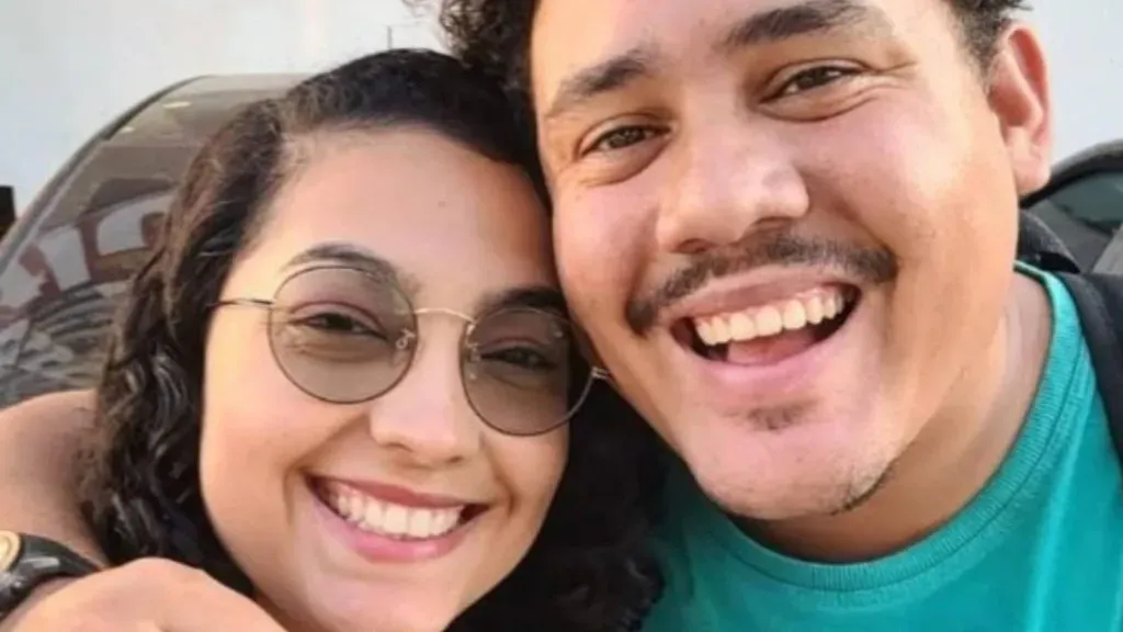 Camila Moura com o agora ex-marido, Lucas Buda, confinado no BBB 24 - Foto: Instagram