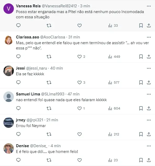 Internautas comentam sobre Lucas Buda e Pitel - Foto: Twitter