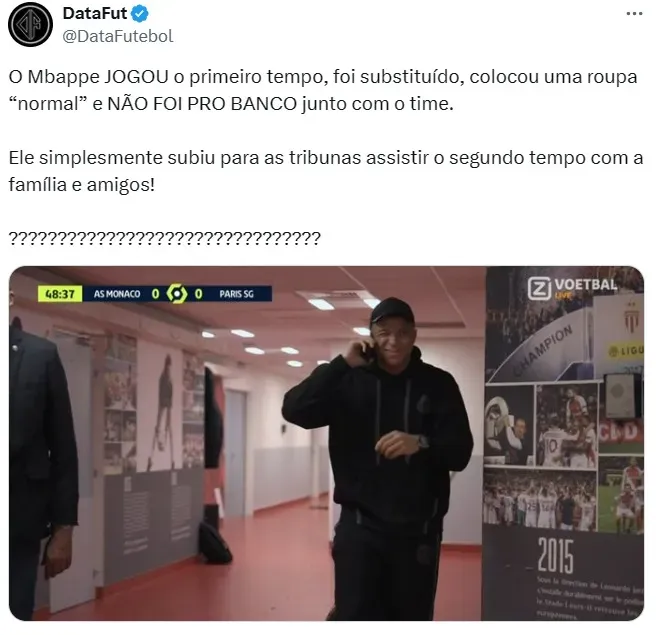 Web se revolta com Mbappé
