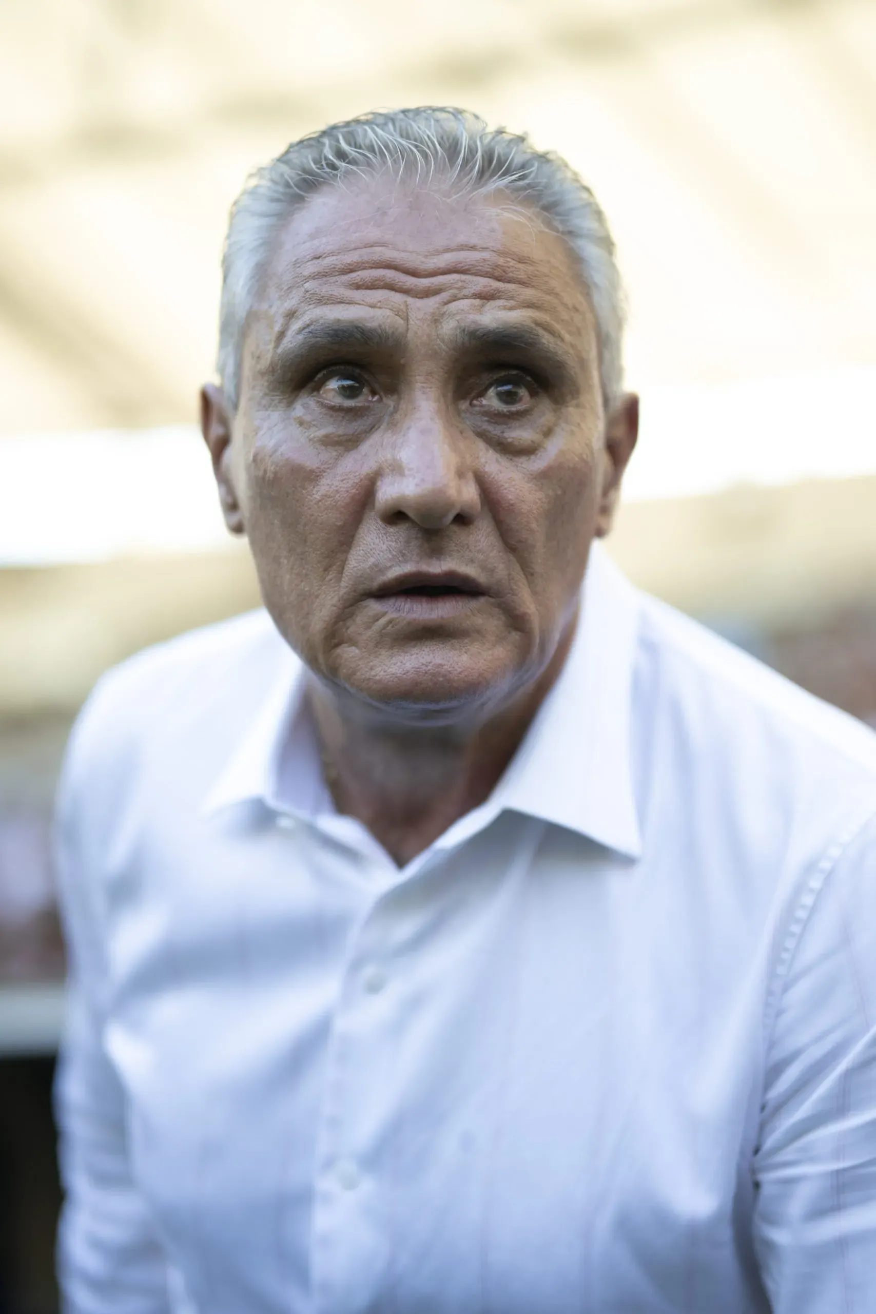 Tite, técnico do Flamengo. Foto: Jorge Rodrigues/AGIF