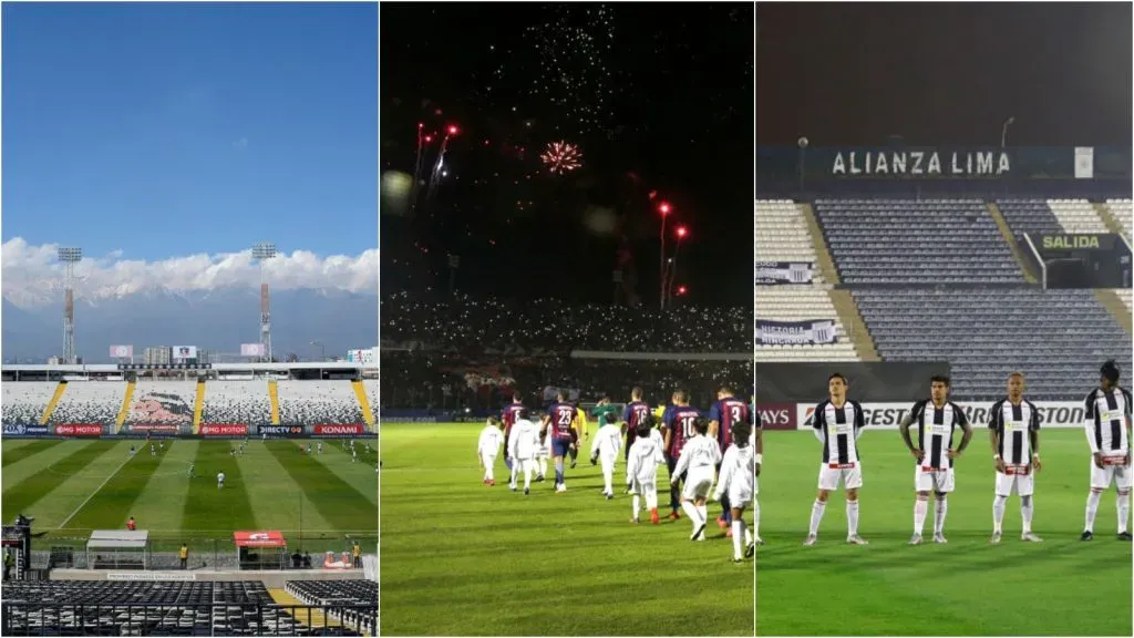 Estádio do Cerro Porteño, San Lorenzo e do Alianza Lima. – Claudio Santana/Luis Vera/Paolo Aguilar – Pool/Getty Images