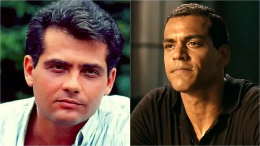 José Bento: Tarcísio Filho e Marcello Mello Jr. Foto 1: Acervo/Globo; Foto 2: Reprodução/Globo