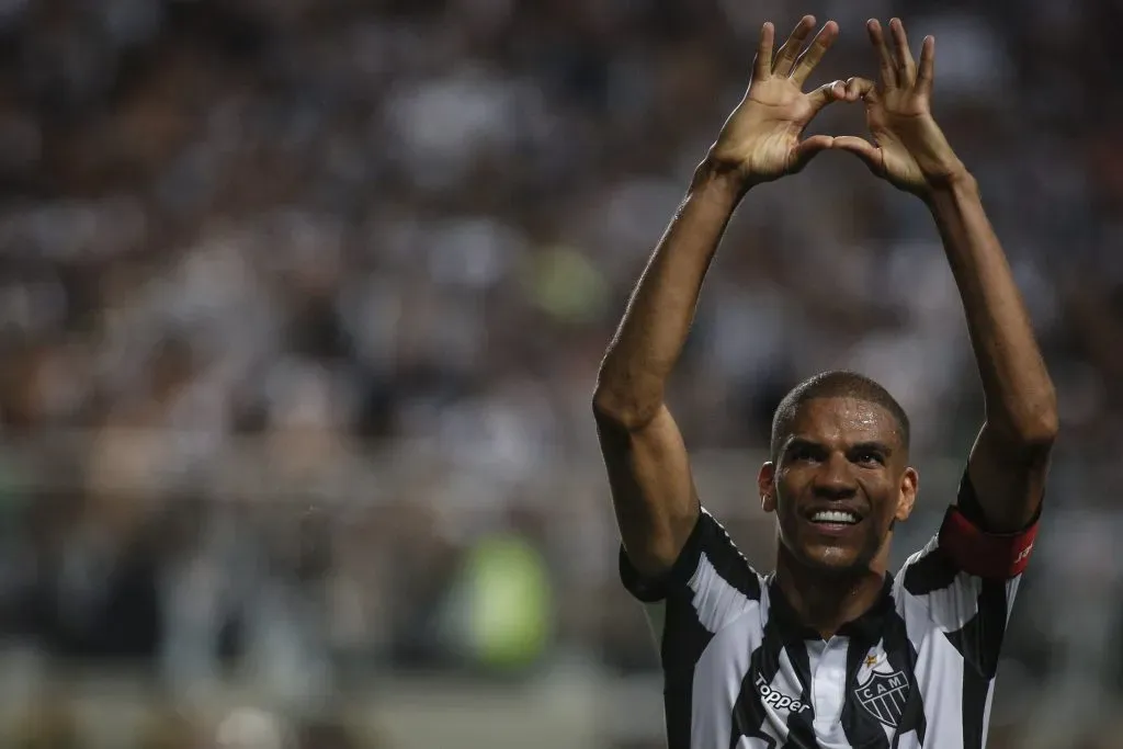 Leonardo Silva pelo Atlético-MG. Thomás Santos/AGIF.