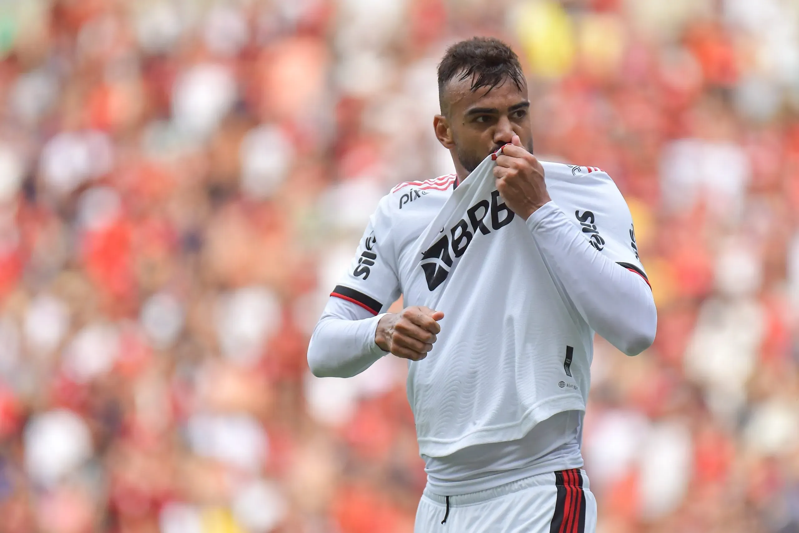 Fabrício Bruno, zagueiro do Flamengo. Foto: Thiago Ribeiro/AGIF