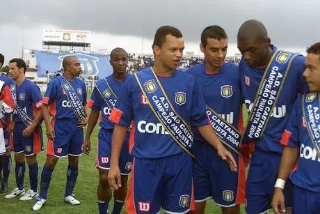 São Caetano foi campeão paulista em 2004. Reprodução.