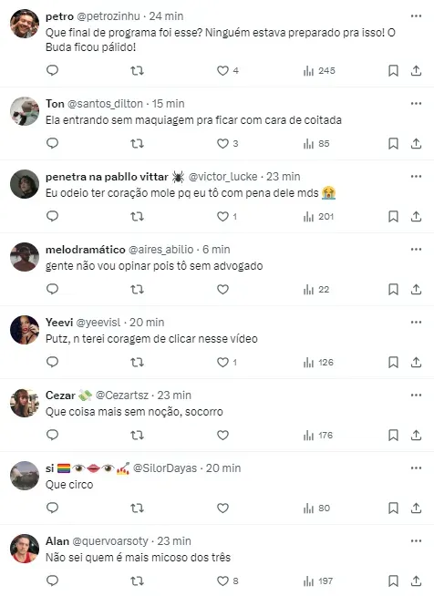 Internautas comentam situação envolvendo Camila Moura e Lucas Buda no Mais Você - Foto: Twitter