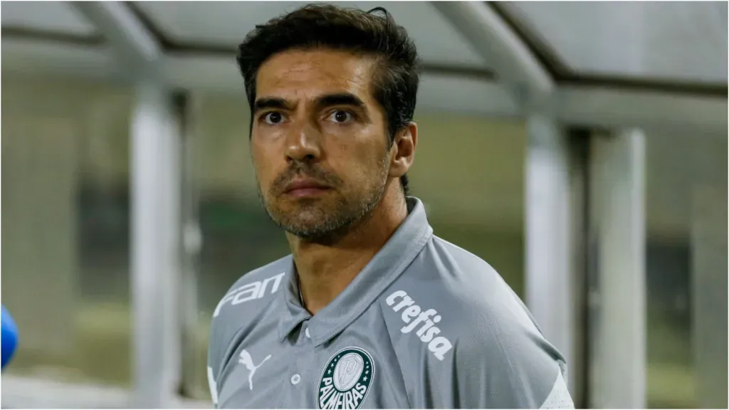 Abel Ferreira durante partida do Palmeiras