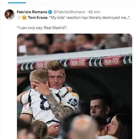 Crédito: Real Madrid