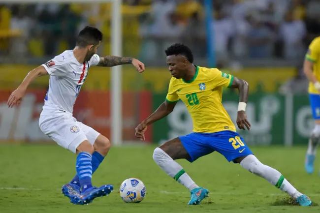 Brasil x Paraguai. Foto: Pedro Vilela/Getty Images