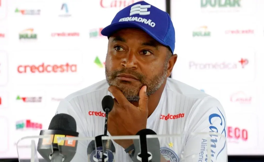 Roger Machado passa a ser o nome favorito de Alessandro Barcellos para assumir o Inter – Foto: Felipe Oliveira / EC Bahia