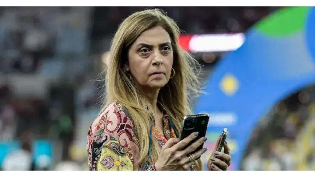 Foto: Thiago Ribeiro/AGIF - Leila Pereira, presidente do Palmeiras