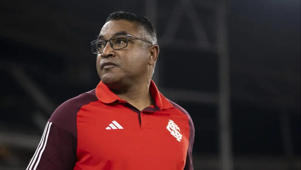 Roger Machado no Internacional. Foto: Jorge Rodrigues/AGIF