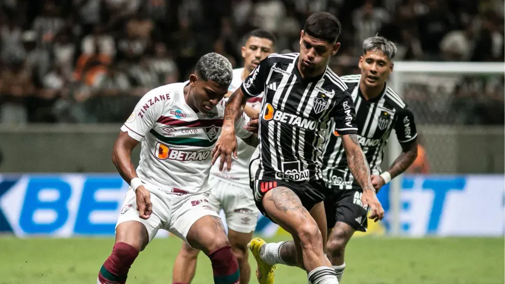 Atlético-MG x Fluminense pelo primeiro turno do Brasileirão. Foto: Fernando Moreno/AGIF
