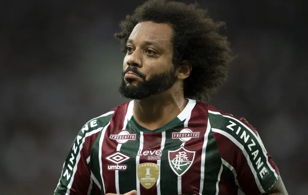 Marcelo em partida do Fluminense