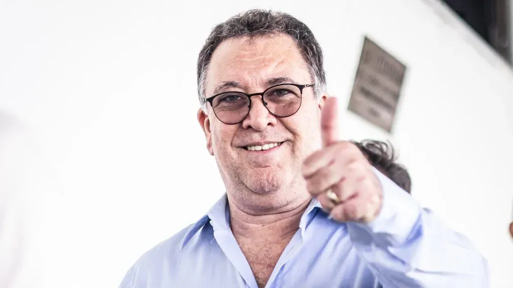 Marcelo Teixeira na Vila Belmiro