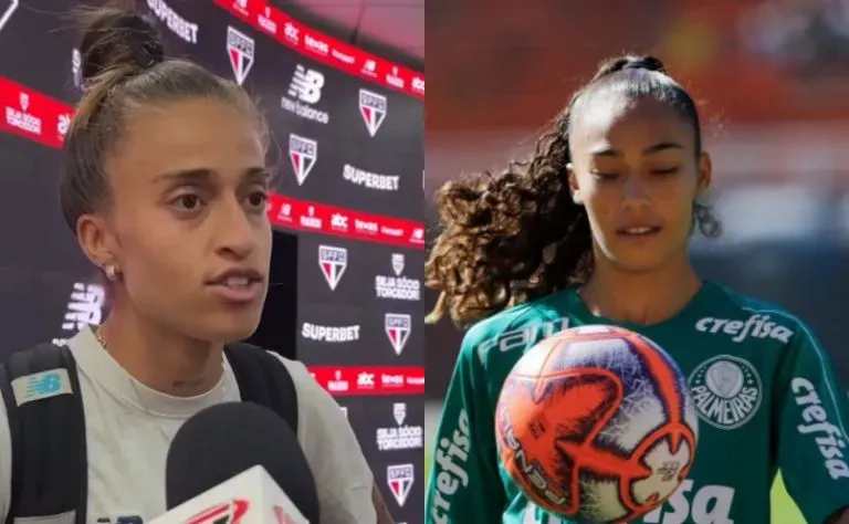 Juliana Godoi, do São Paulo e Juliana Passari, do Palmeiras são os novos reforços para do Timão Foto: Reprodução / Arquibancada Tricolor