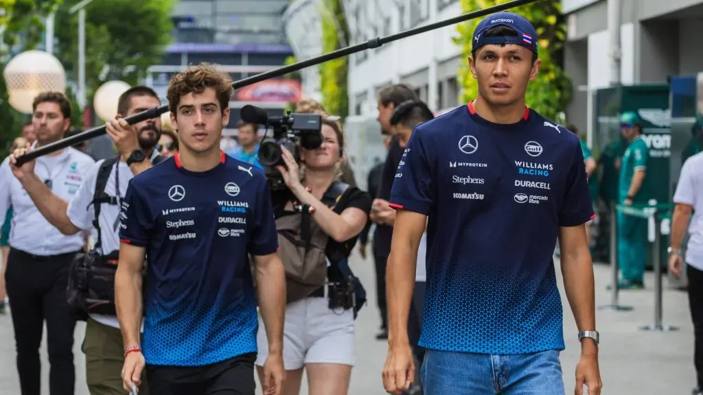 Colapinto e Albon no GP de Singapura (IMAGO / AFLOSPORT)
