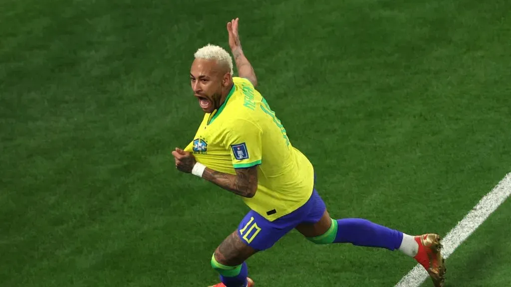 Neymar pela Seleção Brasileira. Foto: Alex Pantling/Getty Images