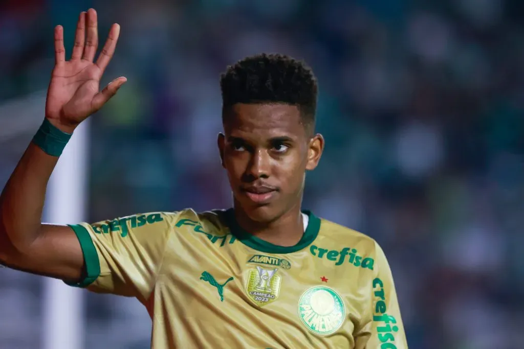 Estêvão esteve envolvido em lances polêmicos em Juventude x Palmeiras. Foto: Luiz Erbes/AGIF