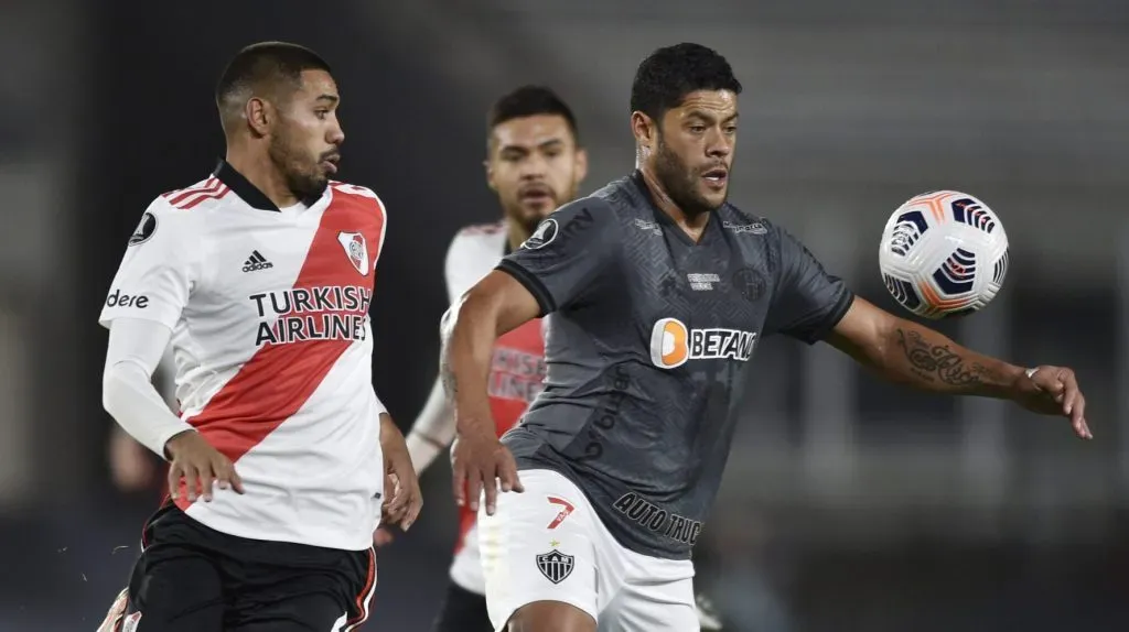 Atlético-MG x River Plate em 2021 - Foto: Gustavo Garello-Pool/Getty Images.