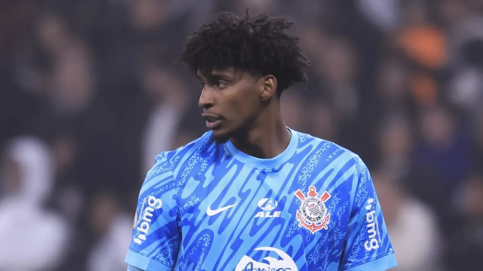 Foto: Marcello Zambrana/AGIF – Hugo Souza goleiro do Corinthians durante partida contra o Criciuma no estadio Arena Corinthians pelo campeonato Brasileiro A 2024.