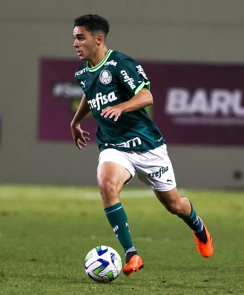Figueiredo irá subir para o time profissional do Palmeiras em 2025. Foto: César Greco- Flickr oficial Palmeiras