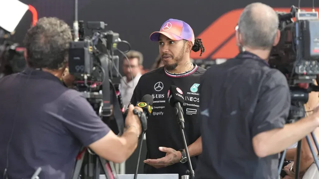 Hamilton no GP dos EUA (IMAGO / ZUMA Press Wire)