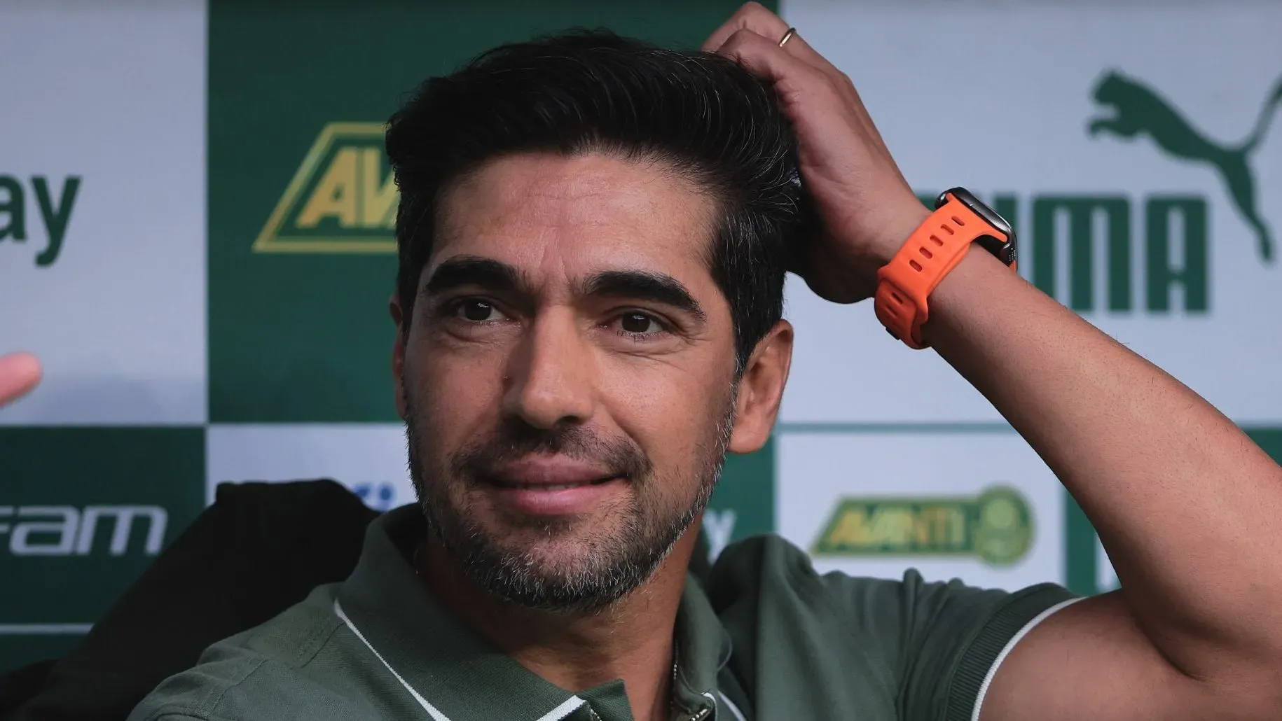Abel Ferreira durante partida. Foto: Ettore Chiereguini/AGIF