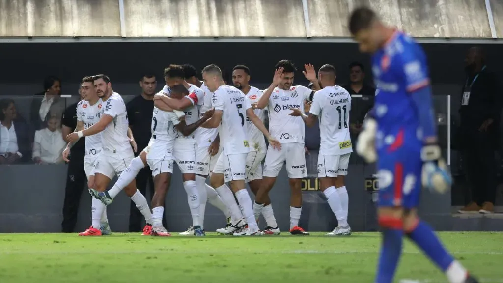 Santos x Vila Nova pela Série B. Foto: Reinaldo Campos/AGIF