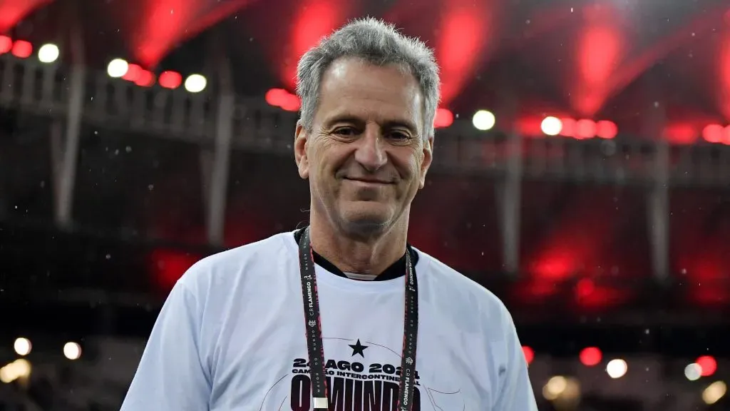 Rodolfo Landim em comemoração. Foto: Thiago Ribeiro/AGIF