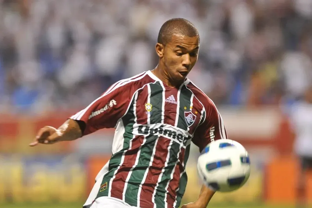 Mariano em ação pelo Fluminense, no Brasileirão de 2011. Foto: Celso Pupo/Imago/Fotoarena