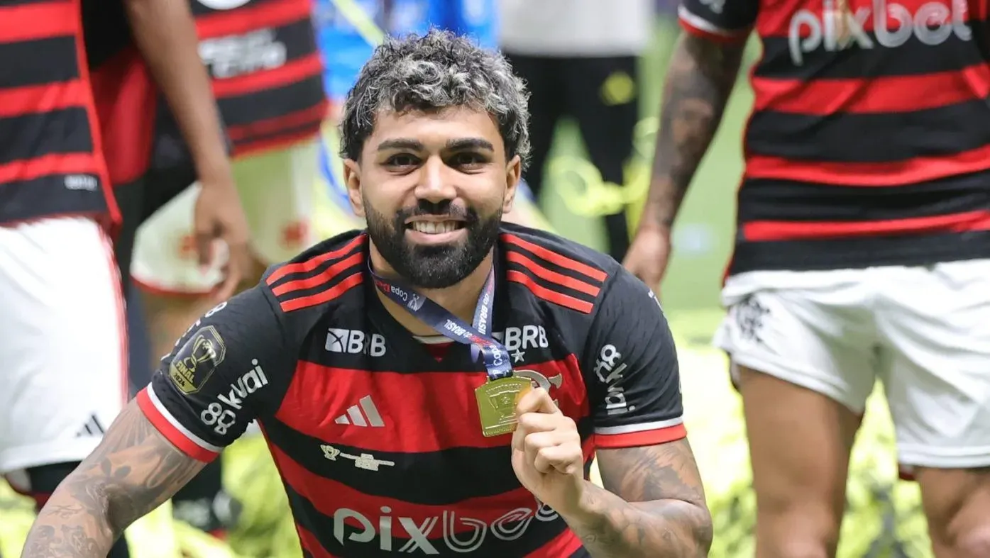 Gabigol, atacante do Flamengo. Foto: Gilson Lobo/AGIF