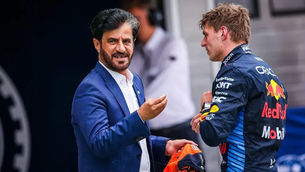 Ben Sulayem e Verstappen no GP da Hungria