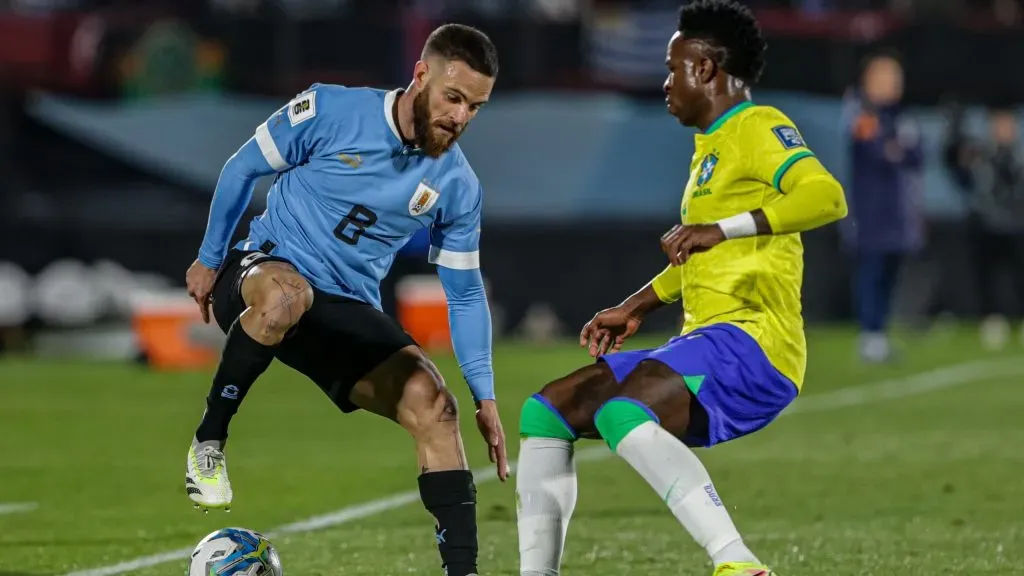 Brasil x Uruguai pelas Eliminatórias. Foto: FocoUy/AGIF