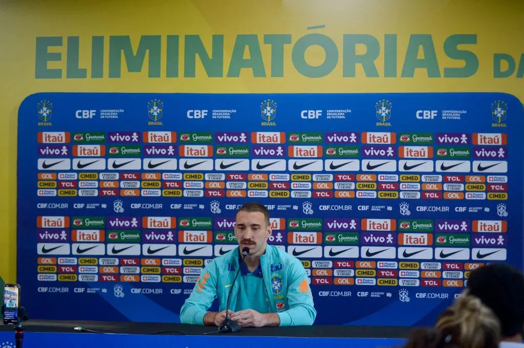 Ortiz durante coletiva. Foto: Jhony Pinho/AGIF