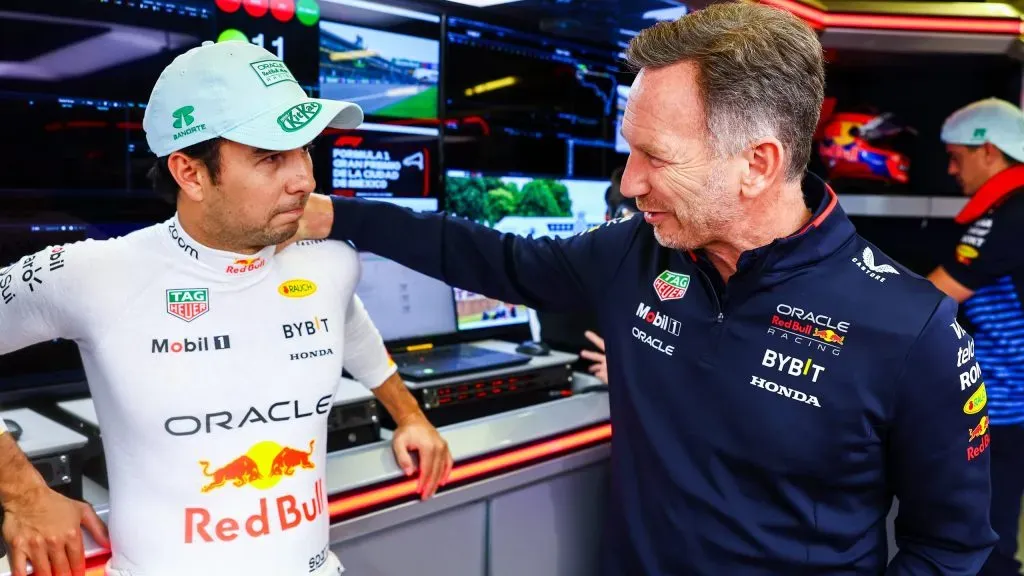Horner e Pérez no GP do México