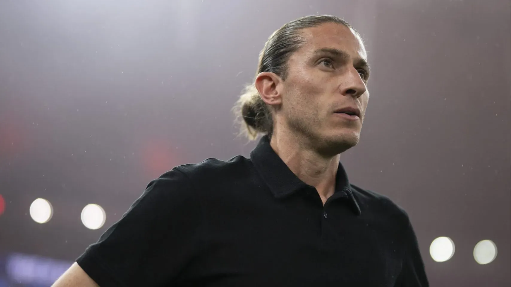 Filipe Luís em partida do Flamengo