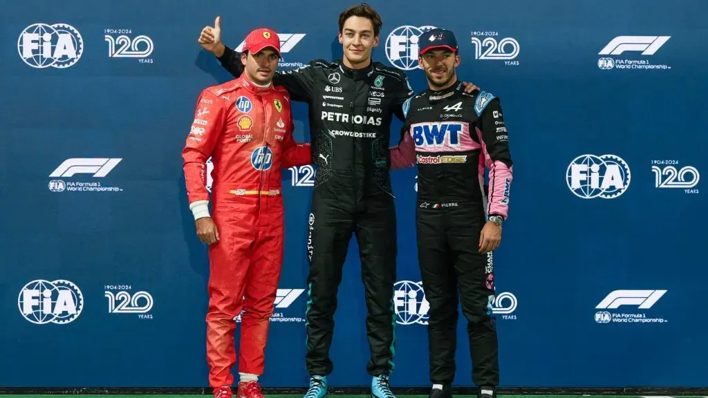 Russell, Sainz e Gasly foram o pódio da classificatória