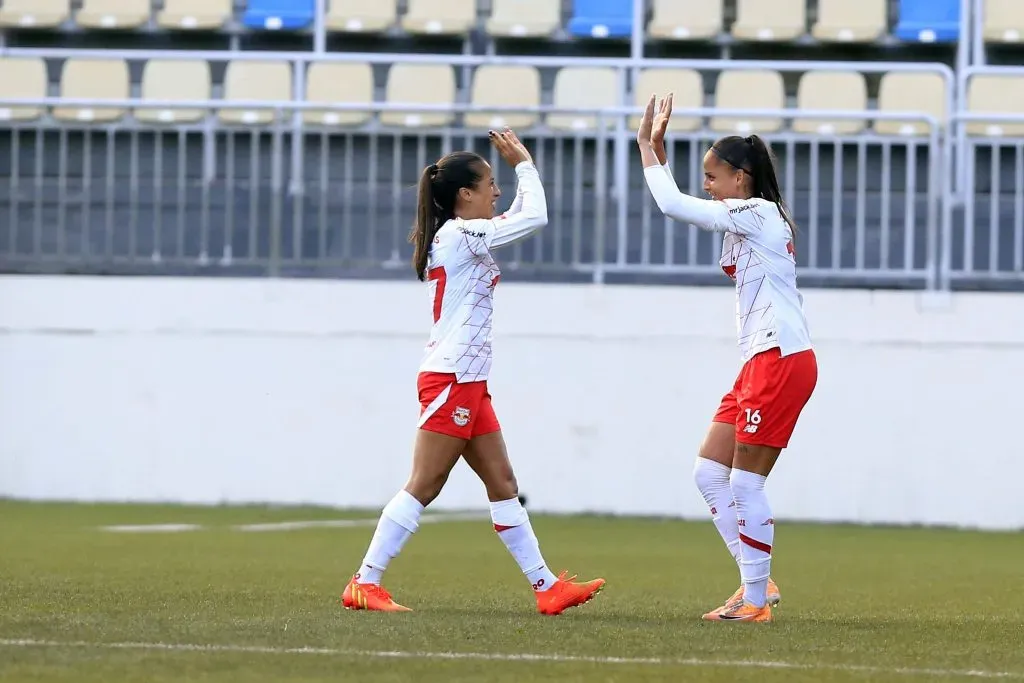 Letícia Teles, zagueira do Bragantino que está prestes a reforçar o elenco alvinegro para temporada de 2025. Foto: Fernando Roberto/Guerreiras Grenás