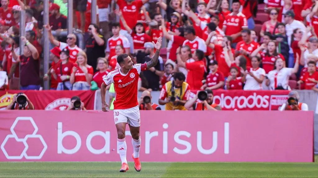 Internacional x Bragantino no Beira-Rio. Foto: Maxi Franzoi/AGIF