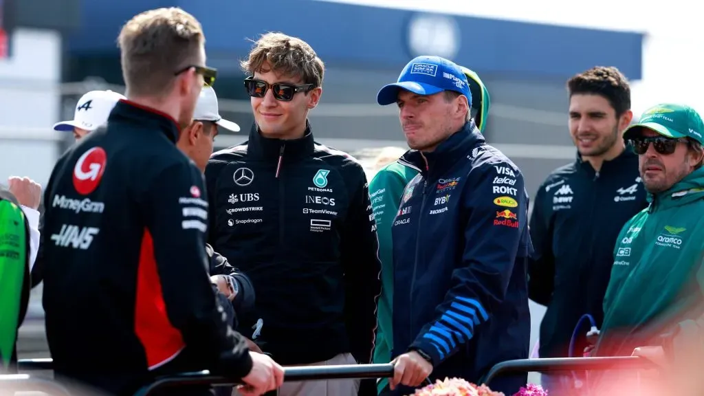 Russell, Verstappen e outros pilotos da F1 no GP da Holanda