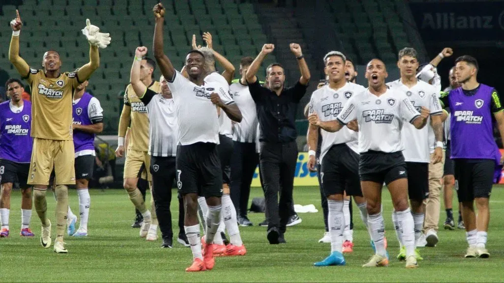 Botafogo vence Palmeiras. Foto: Joisel Amaral/AGIF