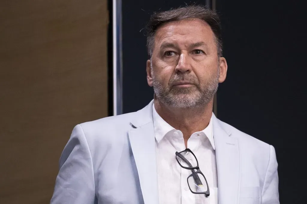 Augusto Melo está no 1° ano como presidente do Timão. Foto: Ettore Chiereguini/AGIF