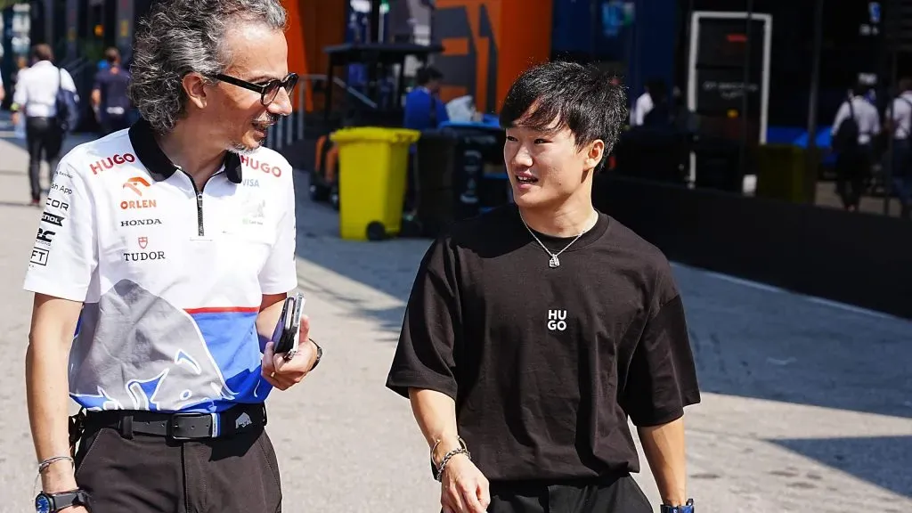 Tsunoda e Mekies em Monza