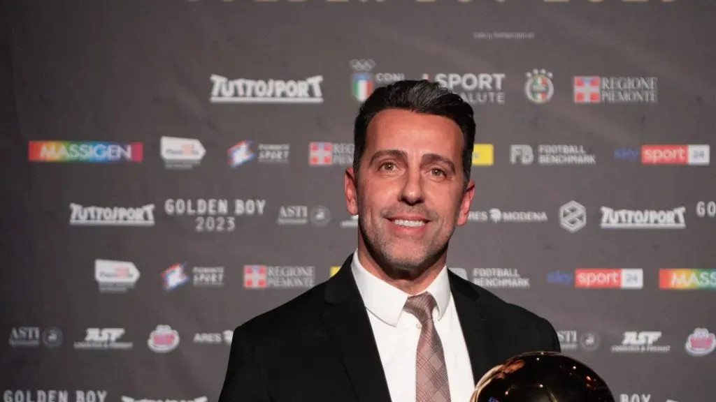 Foto: IMAGO / LaPresse – Edu Gaspar, ex-Seleção Brasileira, pode ter cargo em projeto de magnata grego.