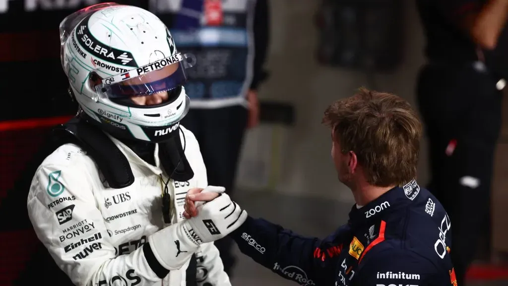 Russell e Verstappen no GP do Catar