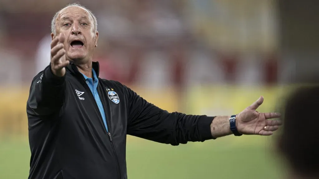 Felipão em jogo do Grêmio